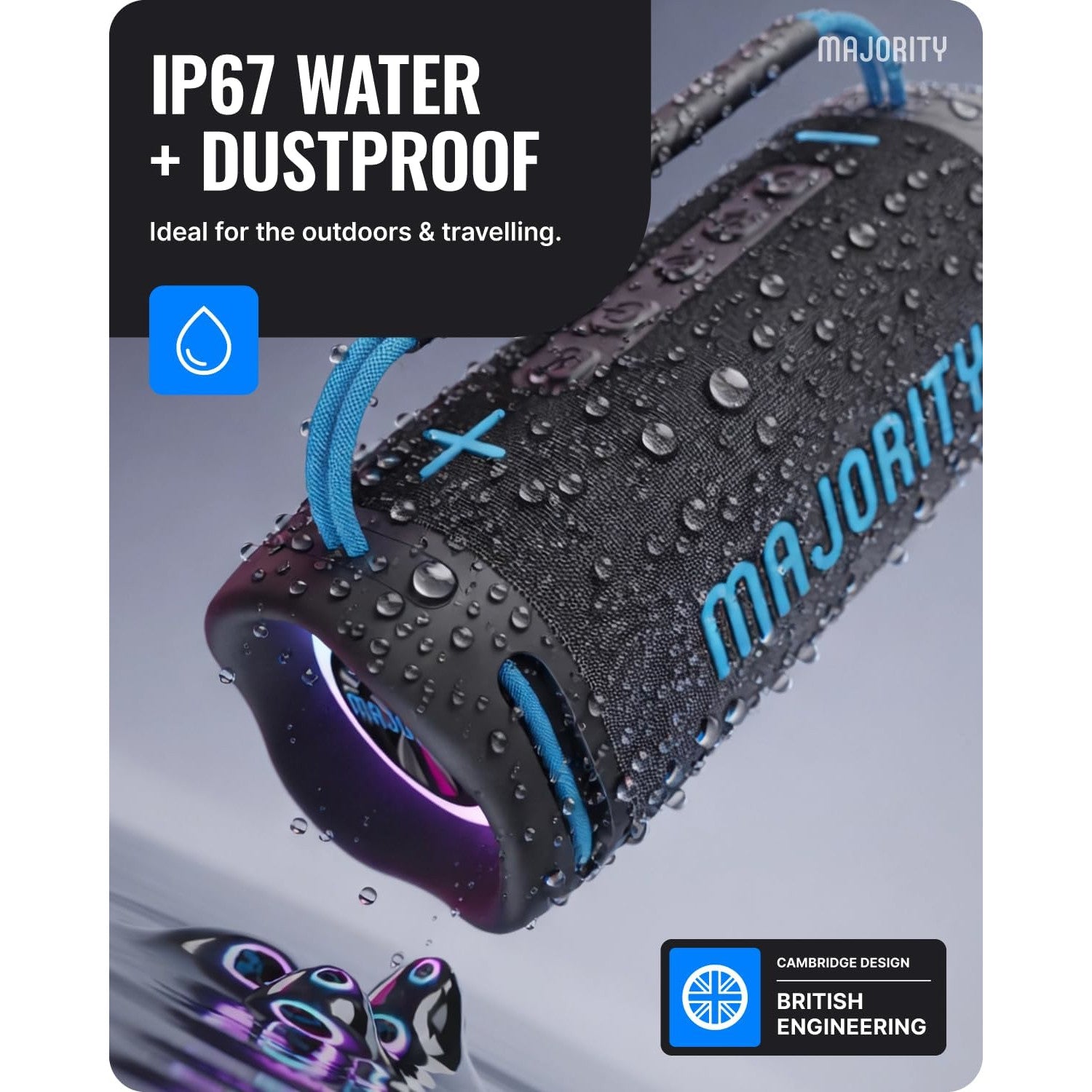 Majority Move 4 Wireless Bluetooth Portable Speaker