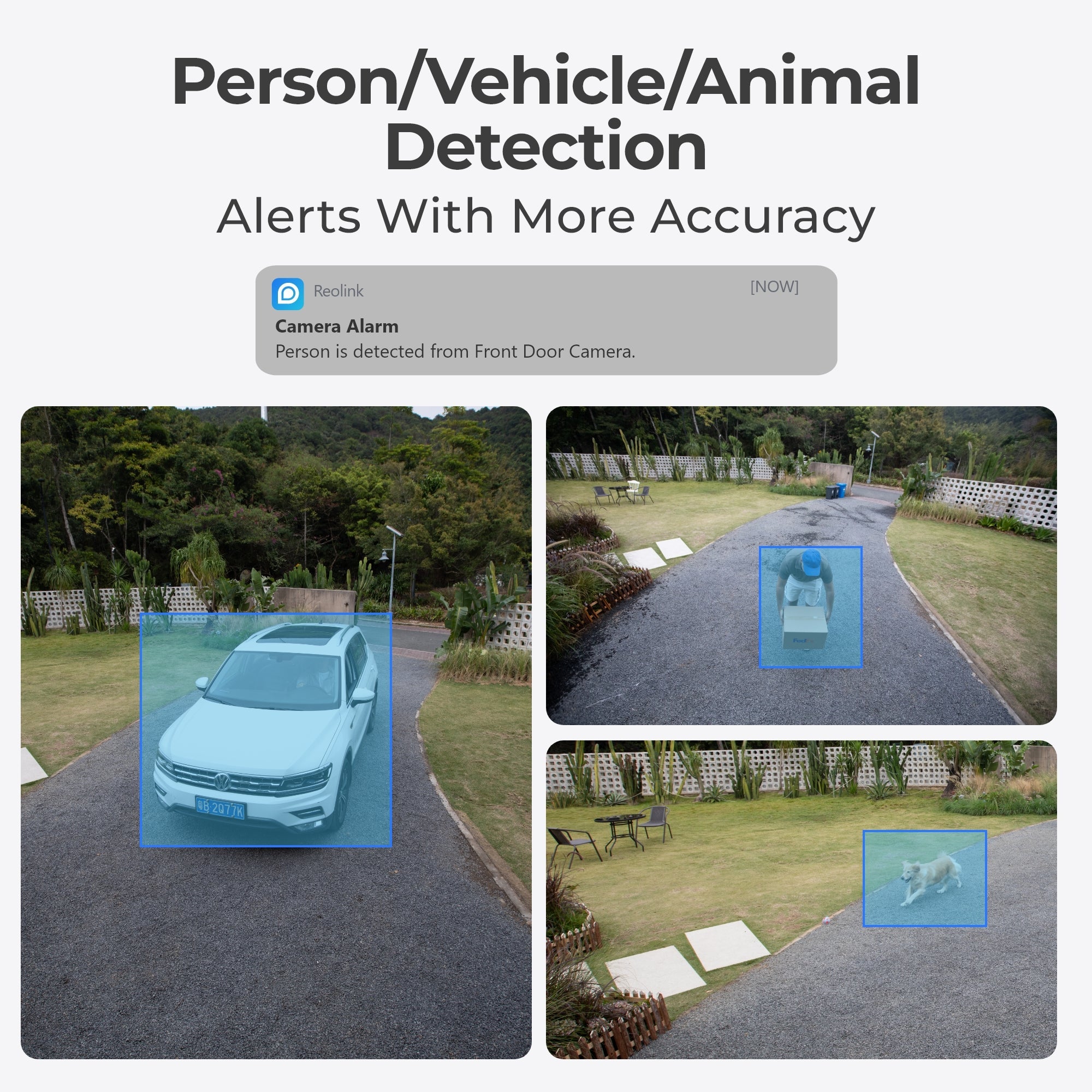Reolink E Series 2K+ PTZ Auto Track WiFi Outdoor Security Camera with 64GB microSD Card