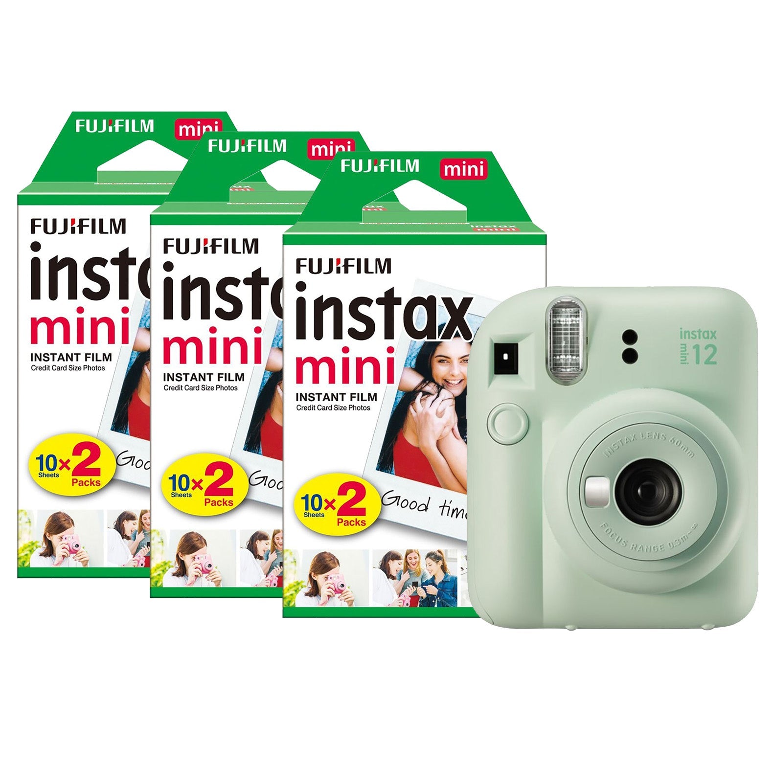 Fujifilm Instax Mini 12 Instant Camera - Mint Green